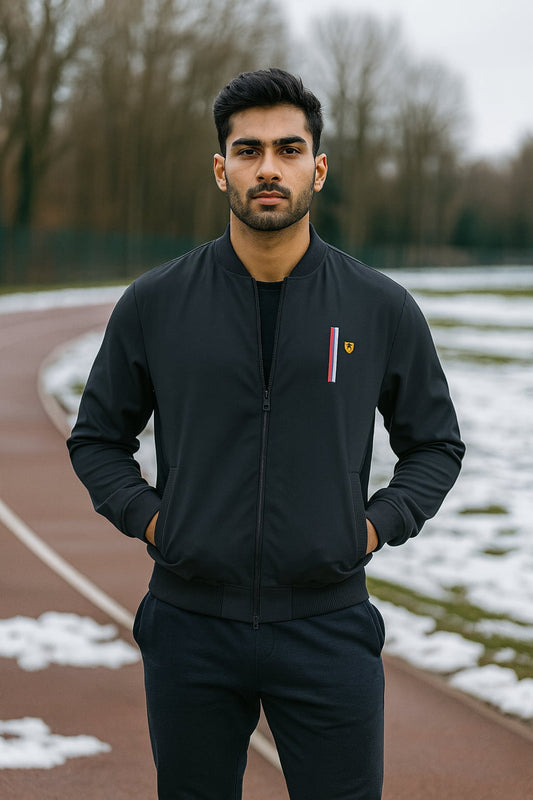 Ferrari Premium Bomber Jacket – 320 GSM | Luxury Streetwear | Unisex