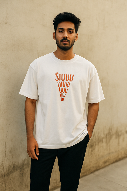 Ronaldo oversized t-shirt – premium unisex cotton tee for football fans