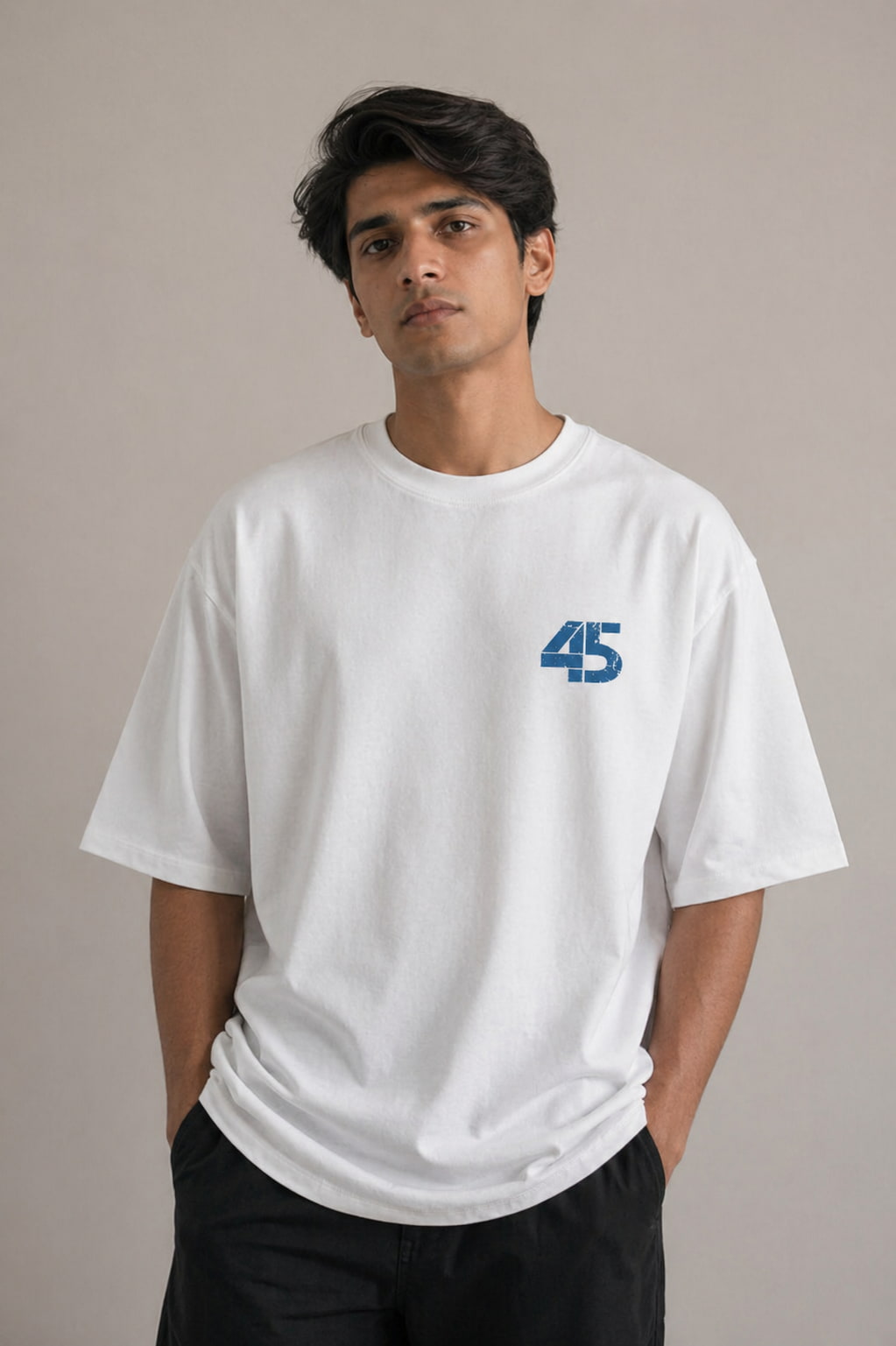 white 45 front
