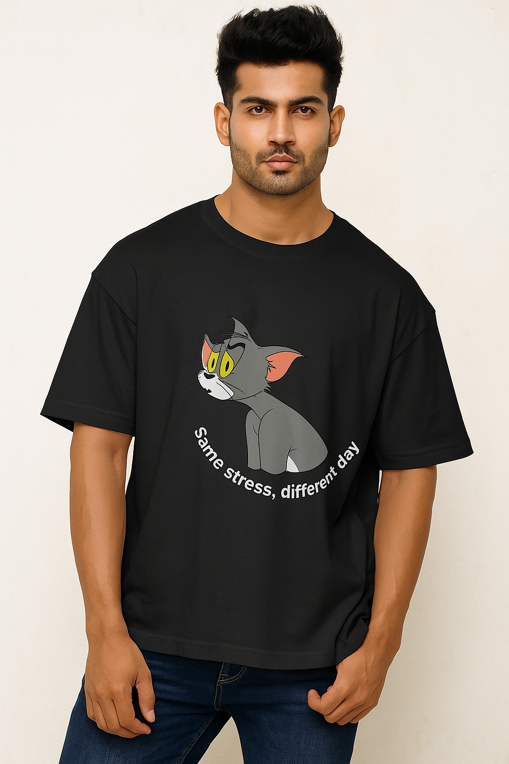 Tom’s Grey Stress Tee