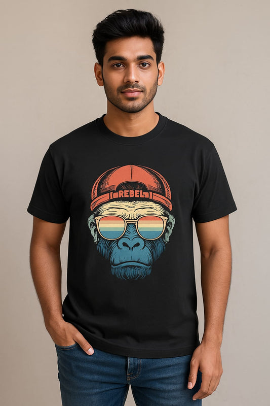 Urban Ape tee – oversized graphic t-shirt with cool gorilla print for bold vibes
