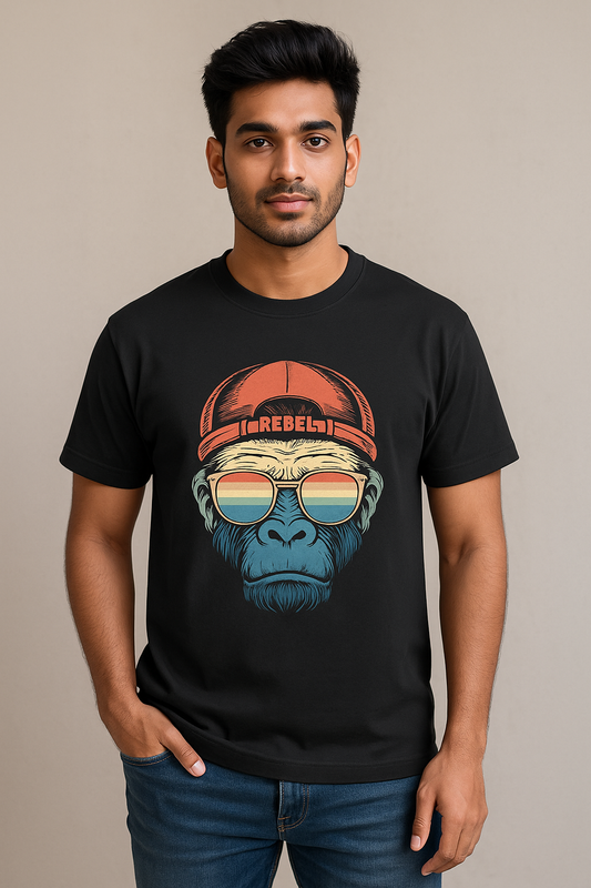 Urban Ape tee – oversized graphic t-shirt with cool gorilla print for bold vibes
